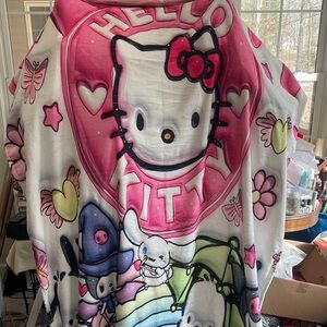 SANRIO HELLO KITTY XL FLEECE BLANKET NIP